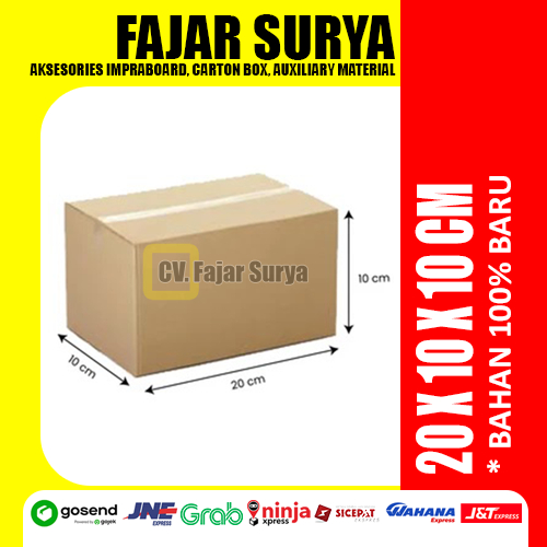 

Karton Box Murah Berkualitas Bekasi (20x10x10cm) Bahan Baru 100%