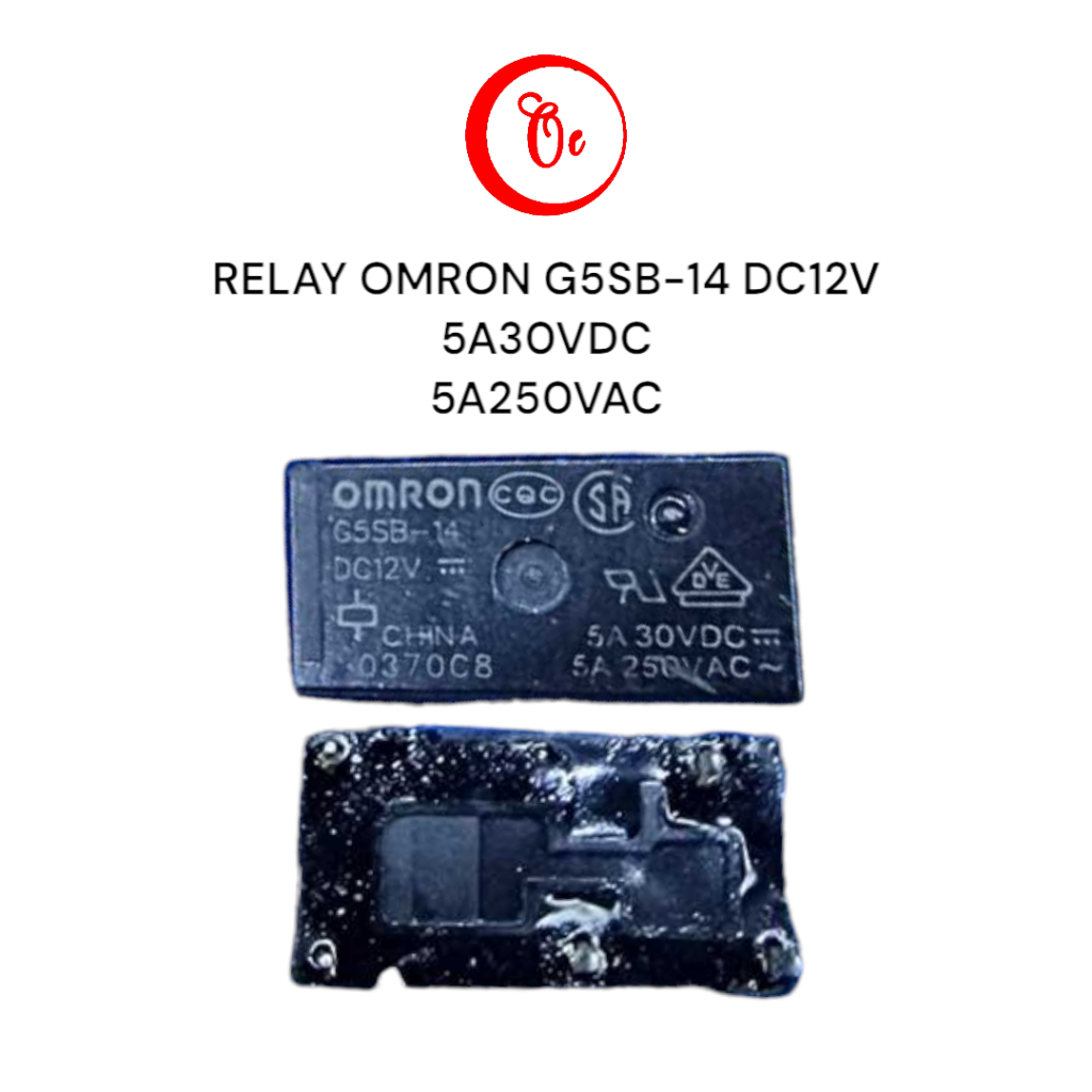 RELAY OMRON G5SB-14 DC 12v 5A30VDC 5A250VAC