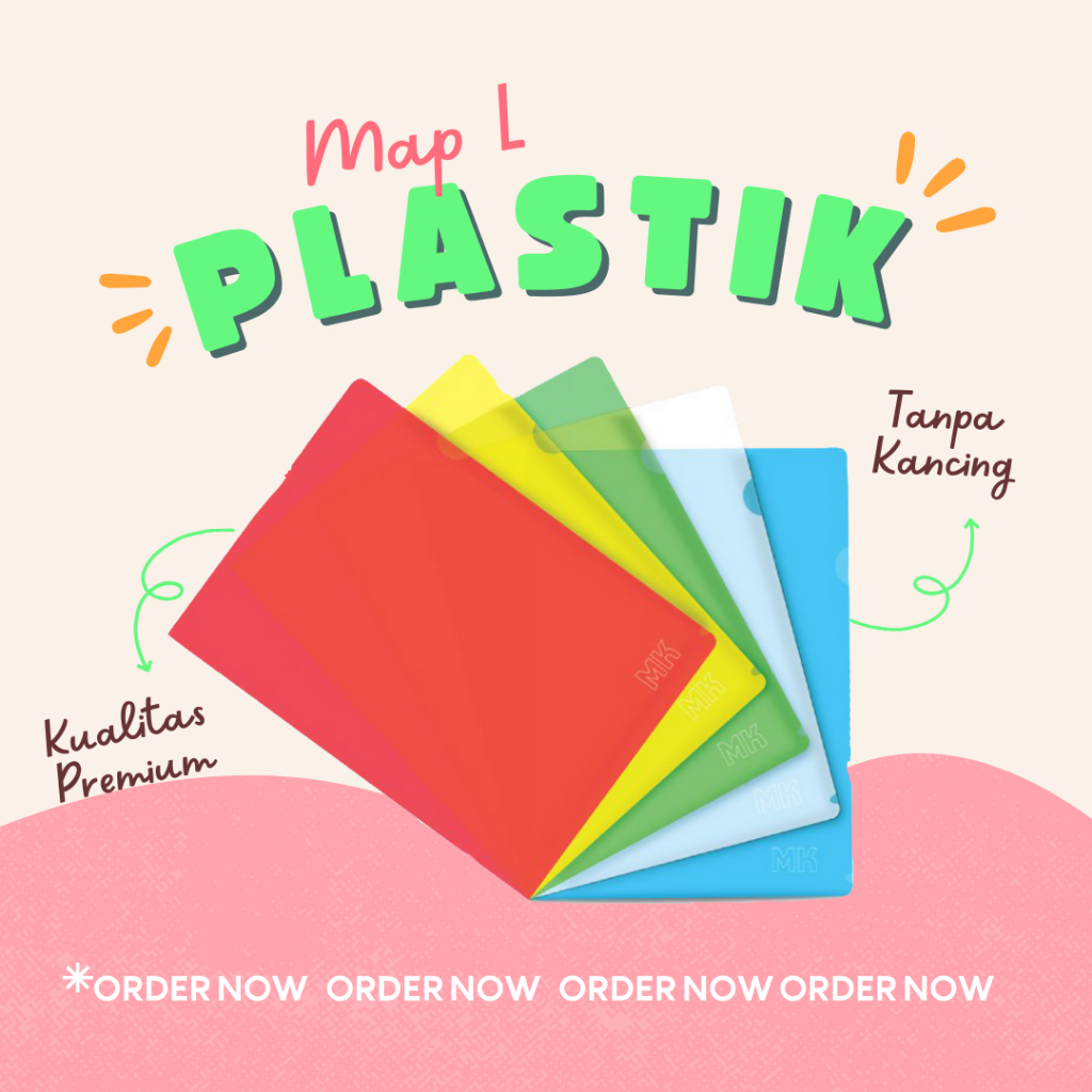 Map L / Map Bening / Map Plastik FOLIO (6 PCS)