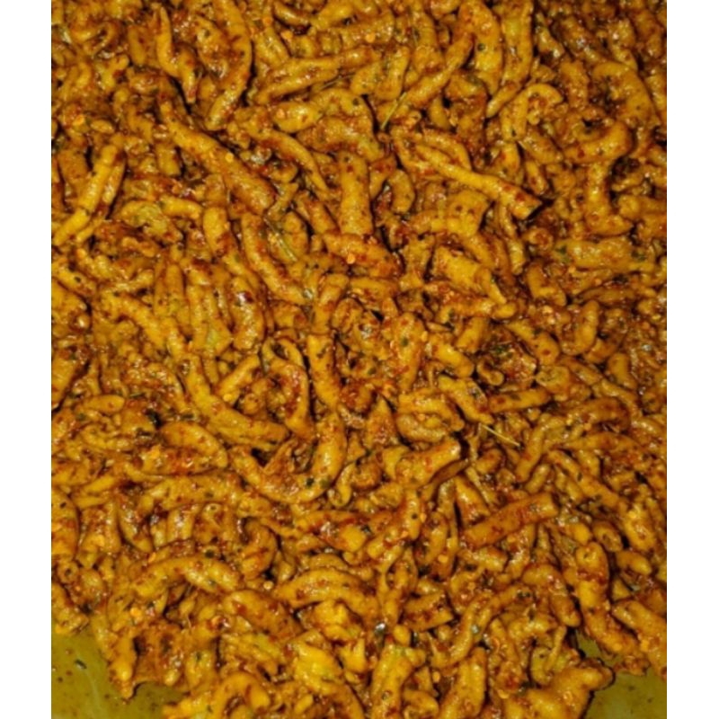 

usus pedas daun jeruk isi 1kg enak cemilan sehat cemilan keluarga