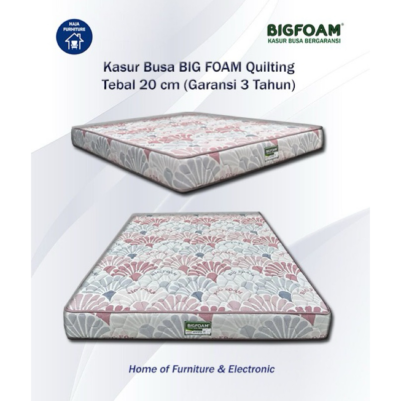 BIGFOAM Kasur Busa Bergaransi | Kasur Saja | Kasur Busa Bigfoam | Kasur Busa Tebal 20 cm