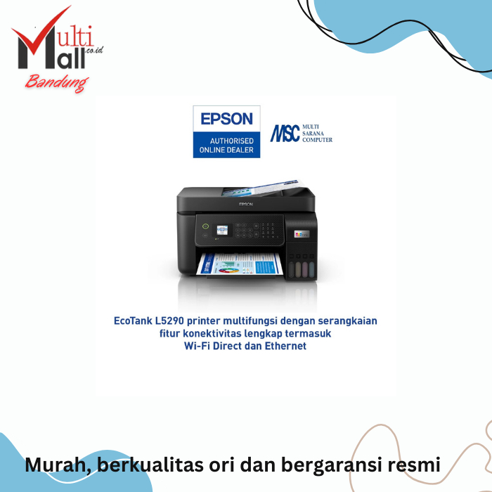 EPSON Printer EcoTank L5290 A4 WiFi L-5290 Ink Tank ADF Print Scan Copy