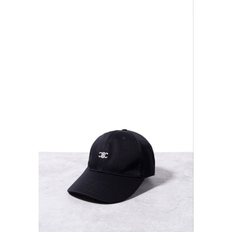 CELINE Mini triomphe baseball cap
Black - Off White
