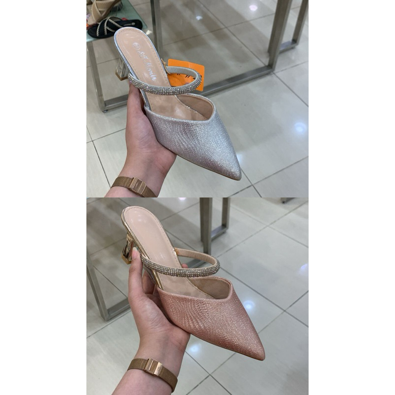 sepatu pesta cewek dewasa hak 5cm brand St.moritz