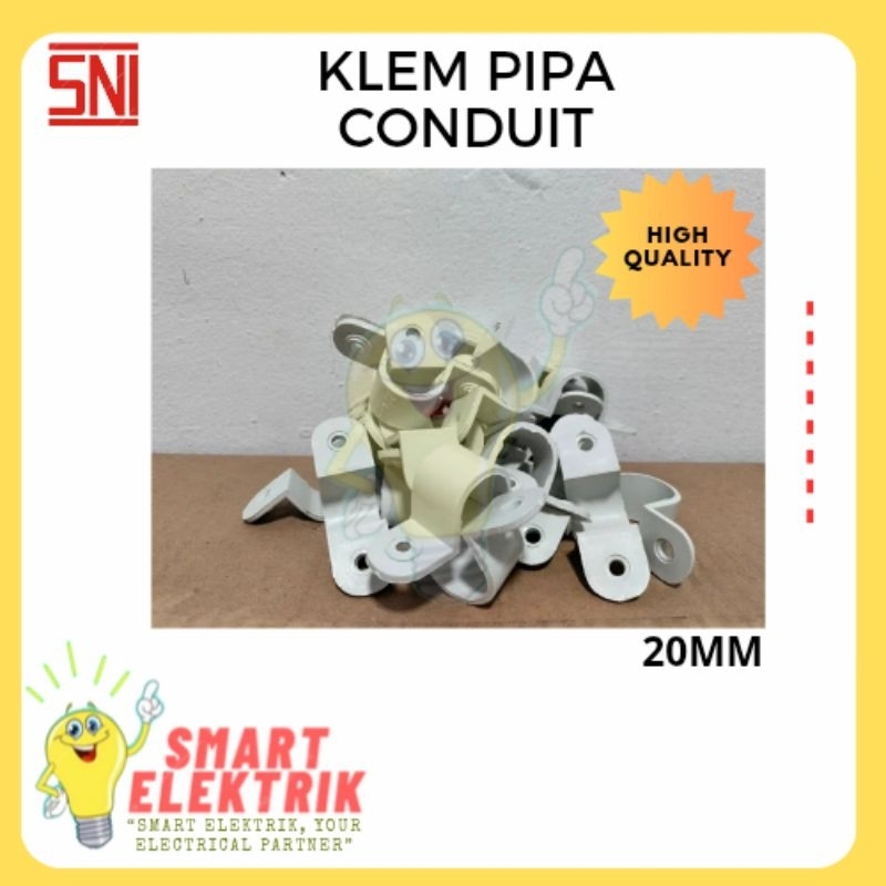 Klem Pipa Konduit Klem Pipa Conduit Klem Pipa 20mm