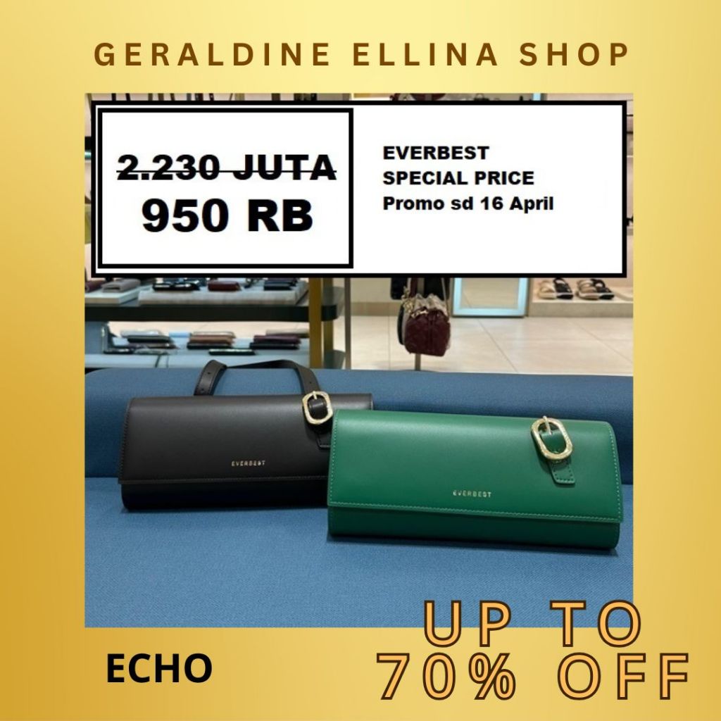 Tas selempang wanita EVERBEST SALE 100% ORIGINAL seri ECHO