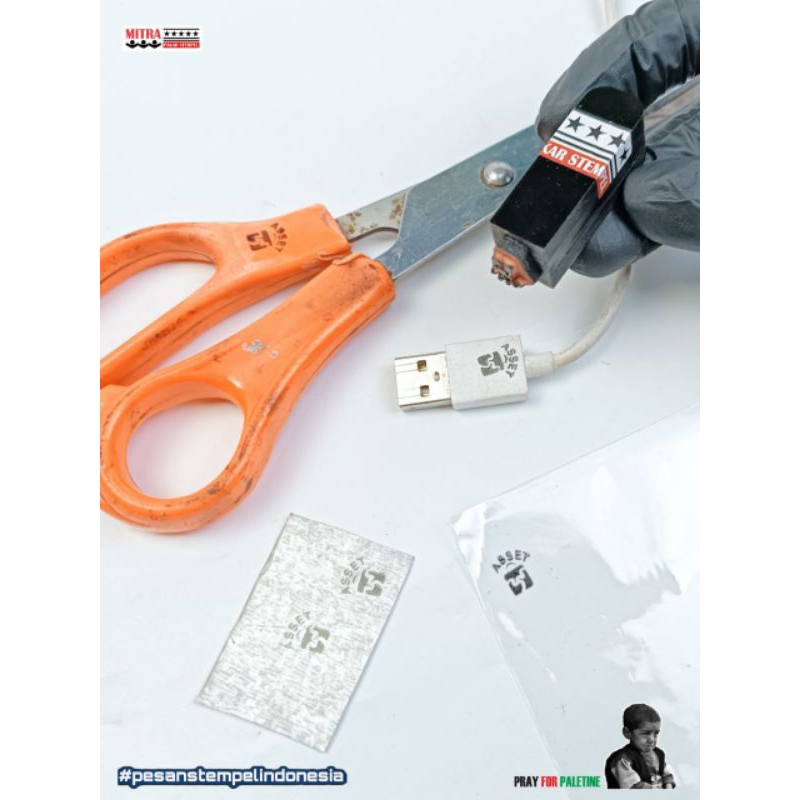 

Stempel plastik inventaris