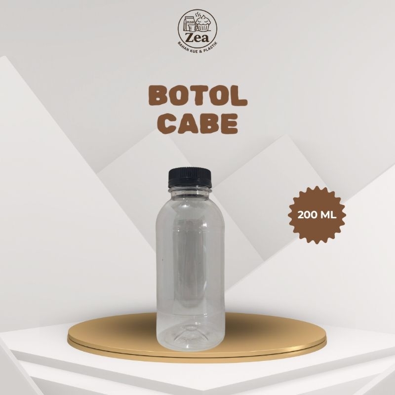 PROMO MURAH Botol Cabe 200 Ml  Botol Plastik Botol 200ml Botol Minum