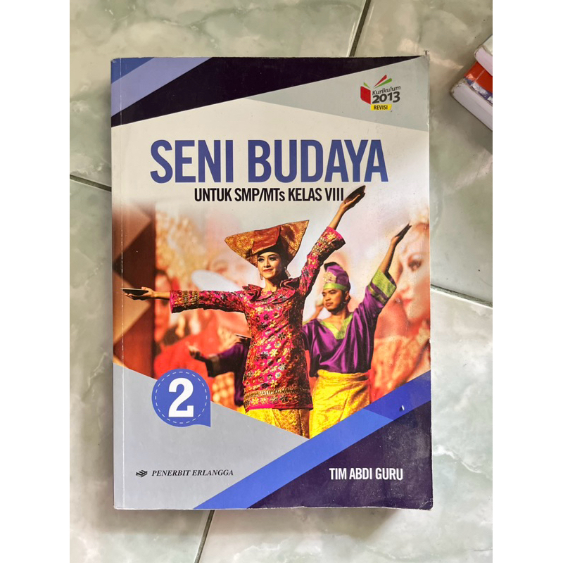 PRELOVED Buku Seni Budaya SMP/MTS Kelas 8 Penerbit Erlangga