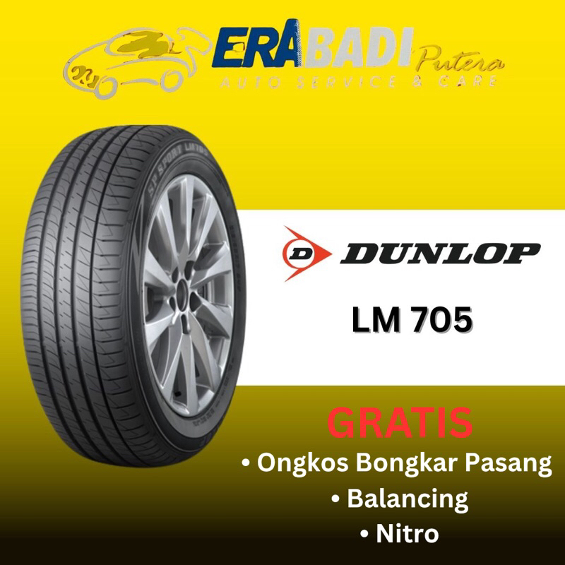 Ban Mobil Rush, Terios, Xtrail, Outlander, CRV 225 / 60 R17 Dunlop LM 705