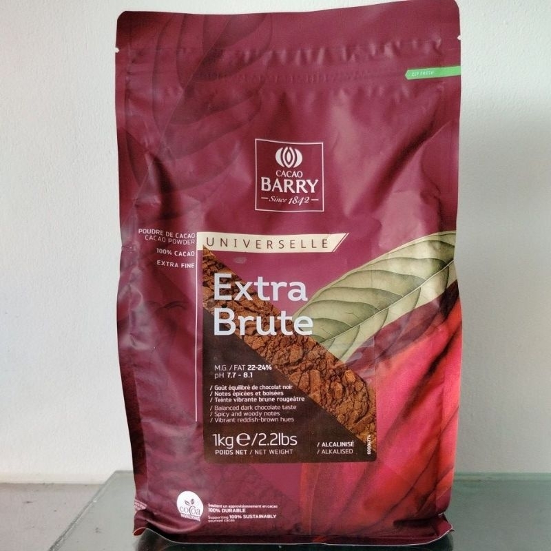 

Cacao Barry Extra Brute Cocoa Powder 1kg - Original Pack