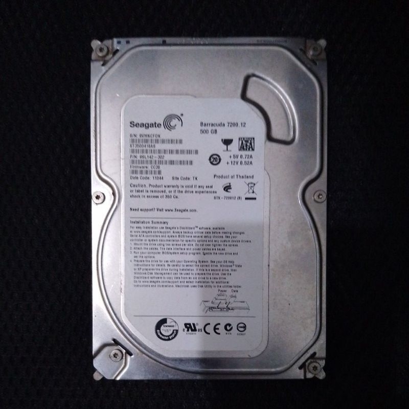 Hardisk Seagate Barracuda 1 tera