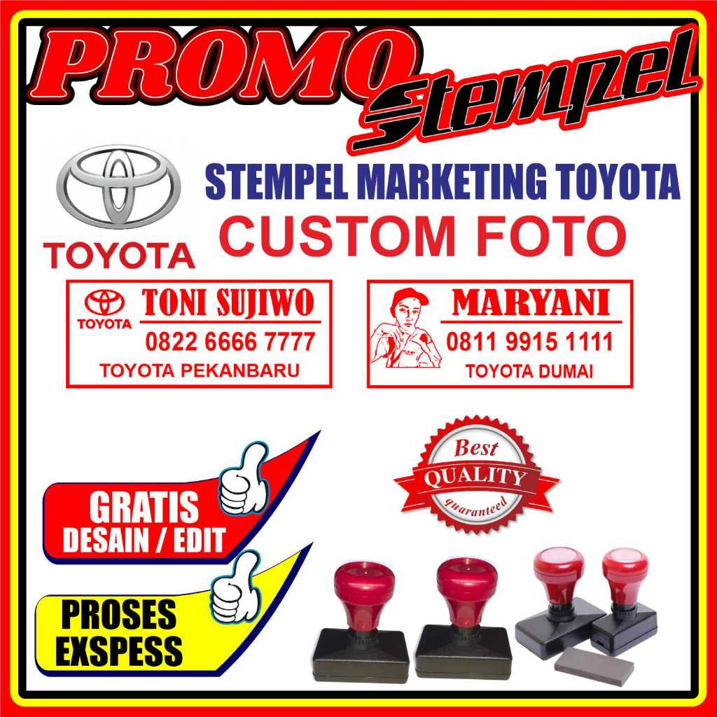 

Stempel Flash Otomatis untuk Brosur Marketing Toyota Stempel Praktis, Stempel Brosur Mobil Toyata, Stempel Otomatis Flash Cepat Praktis Hemat