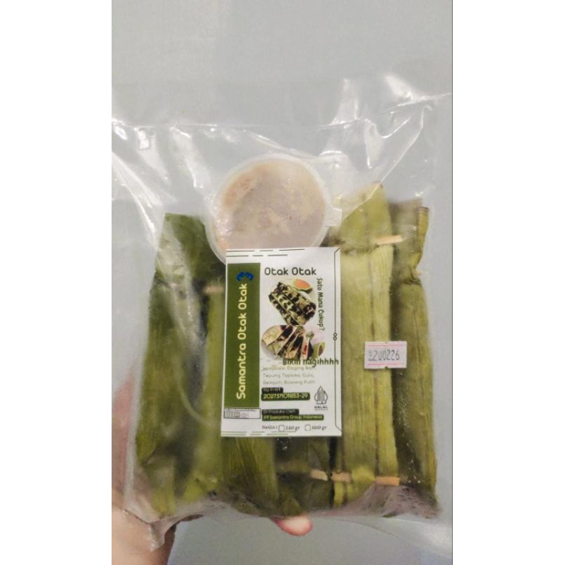

Otak-otak Daun Frozen isi 10pcs + Saos Sambel