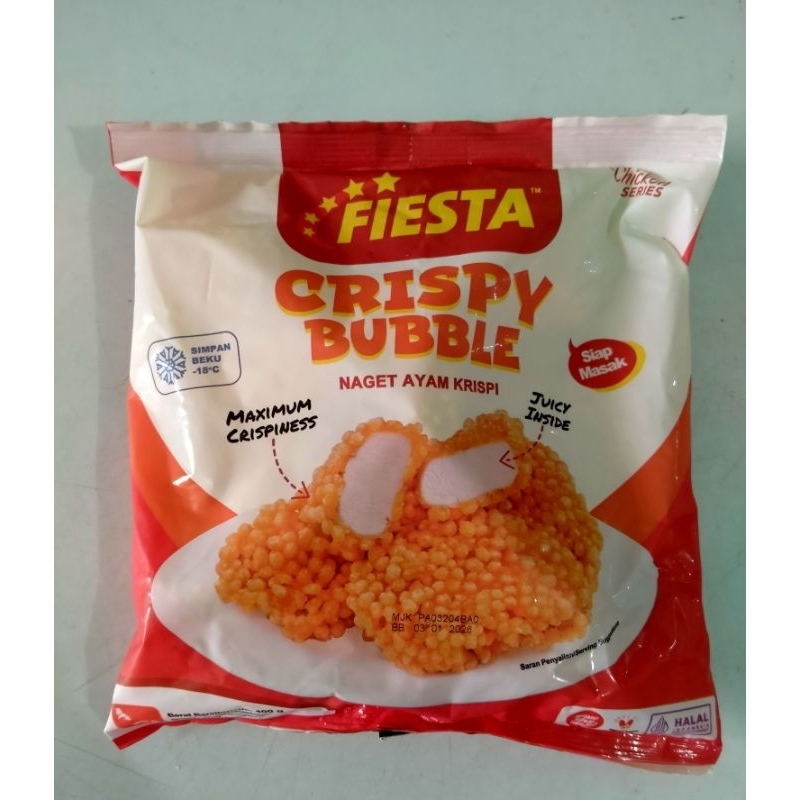 

Fiesta Nugget Crispy Bubble 400 gram