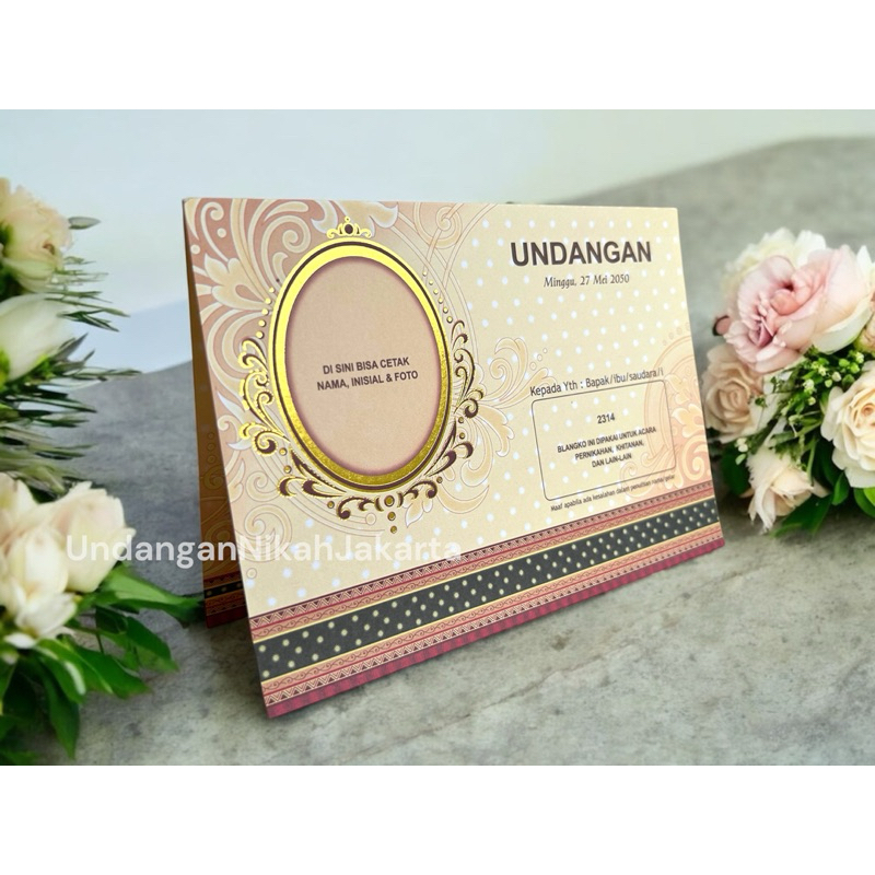 Blangko Undangan Kosong Pernikahan Erba  BLANKO UNDANGAN  MURAH Simple 2314