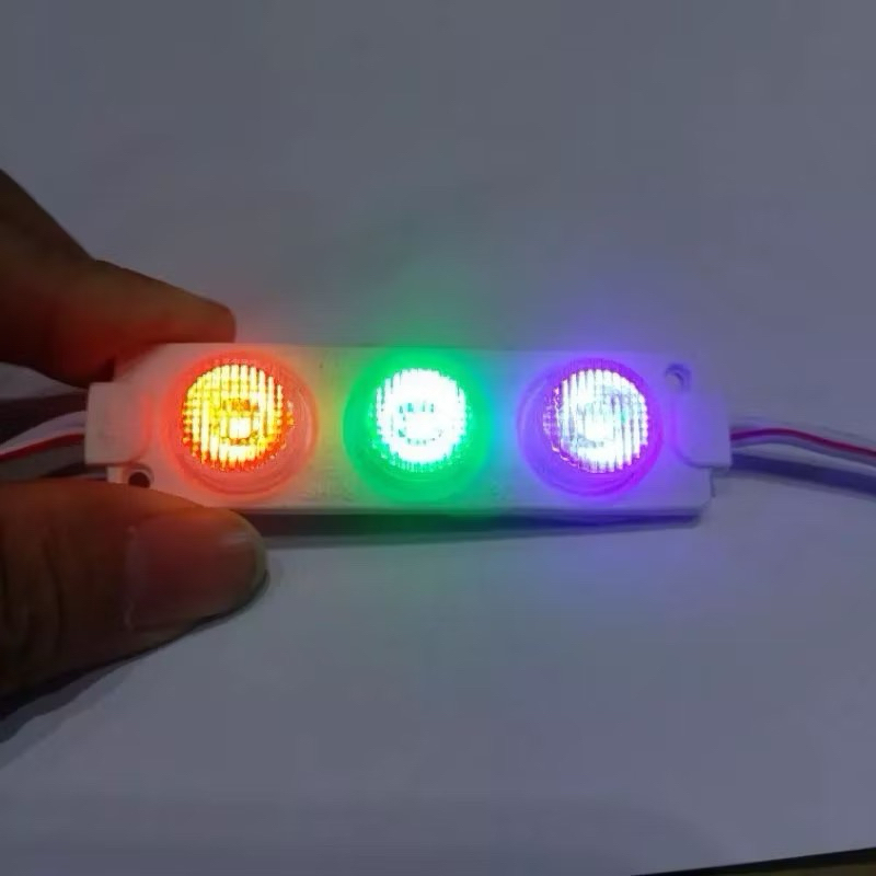 3 mata Lampu LED kolong Mobil Truck Bus warna warni RGB running type 7520 ECER TERMURAH
