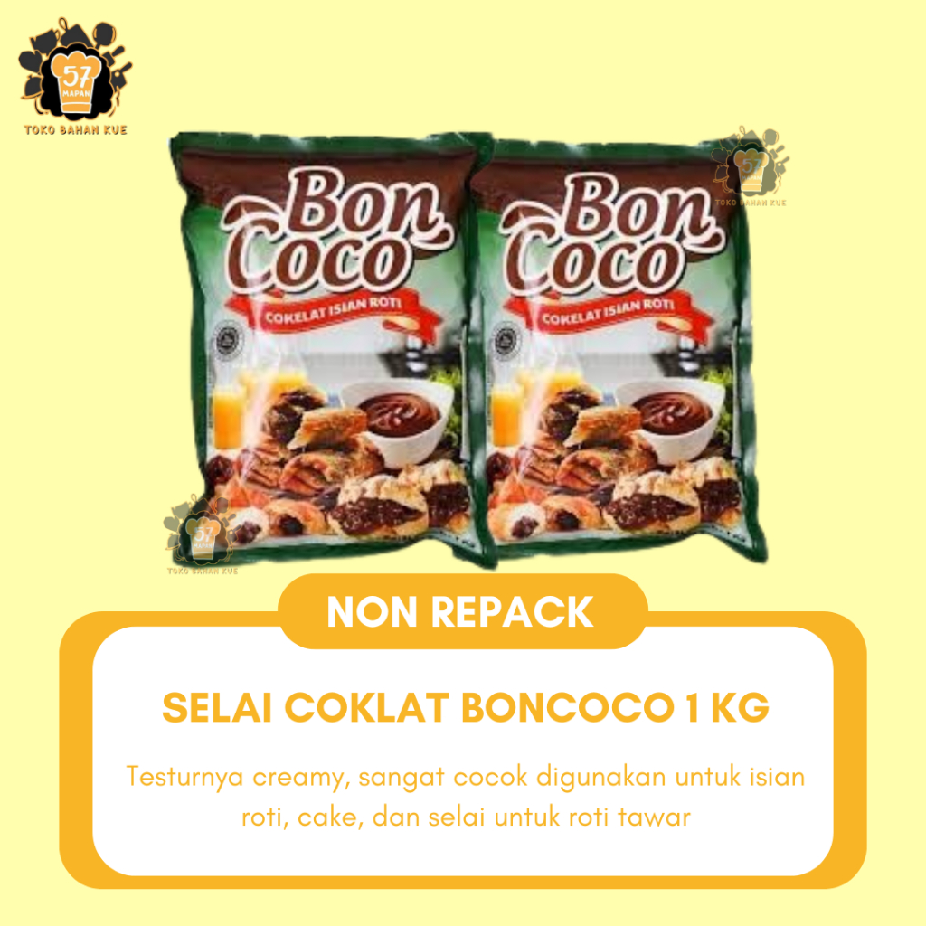

FILLING COKLAT BON COCO / ISIAN ROTI / SELAI COKLAT