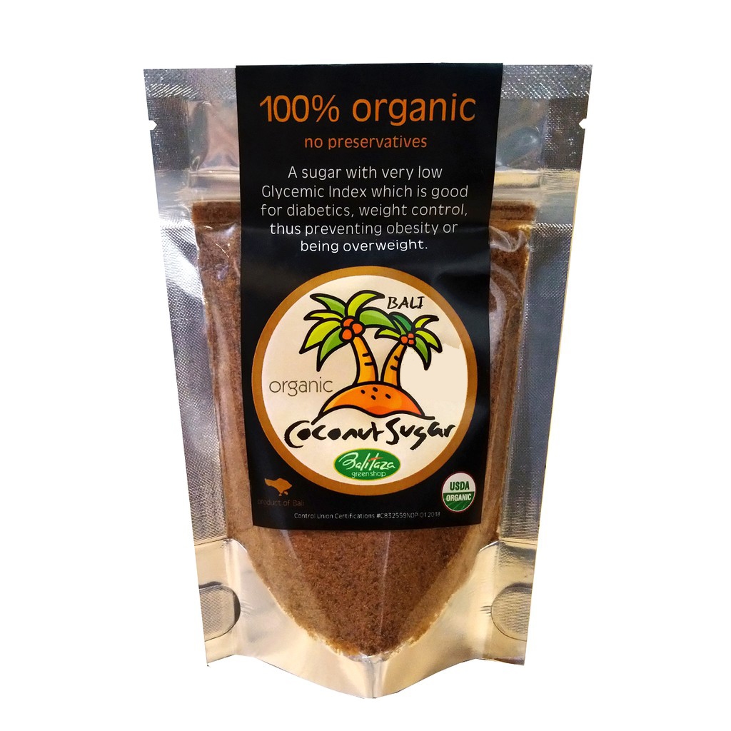 

Balitaza Organic Coconut Sugar 100gr /pouch- Gula Kelapa Organik
