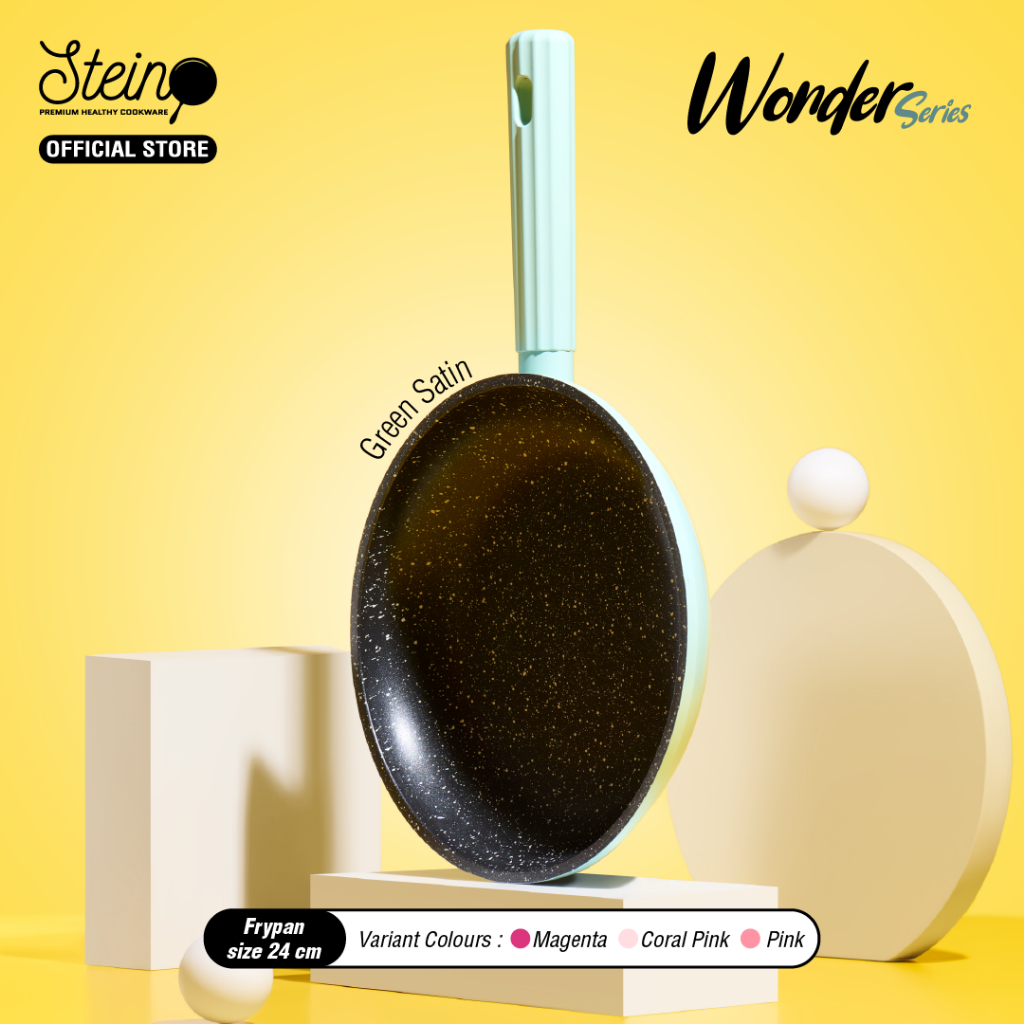 STEIN Wonder Series Fry Pan - Panci Penggorengan 24cm (5 Layers Stein Coating)