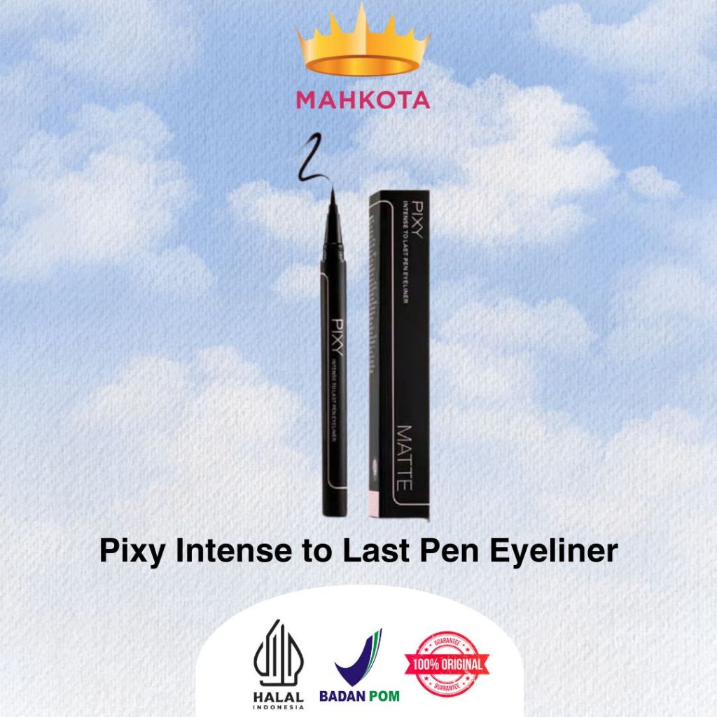 **Mahkotacosmetik**Pixy Intense to Last Pen Eyeliner (Eyeliner Spidol)