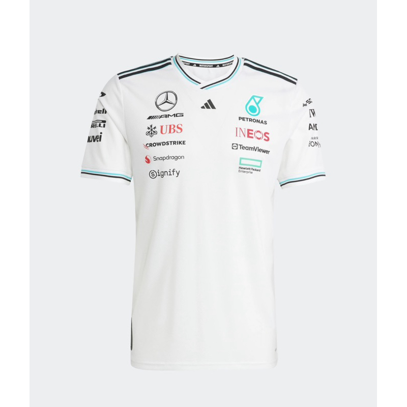 Mens Adidas x Mercedes Team Jersey Authentic F1 Merchandise 2025 2026
