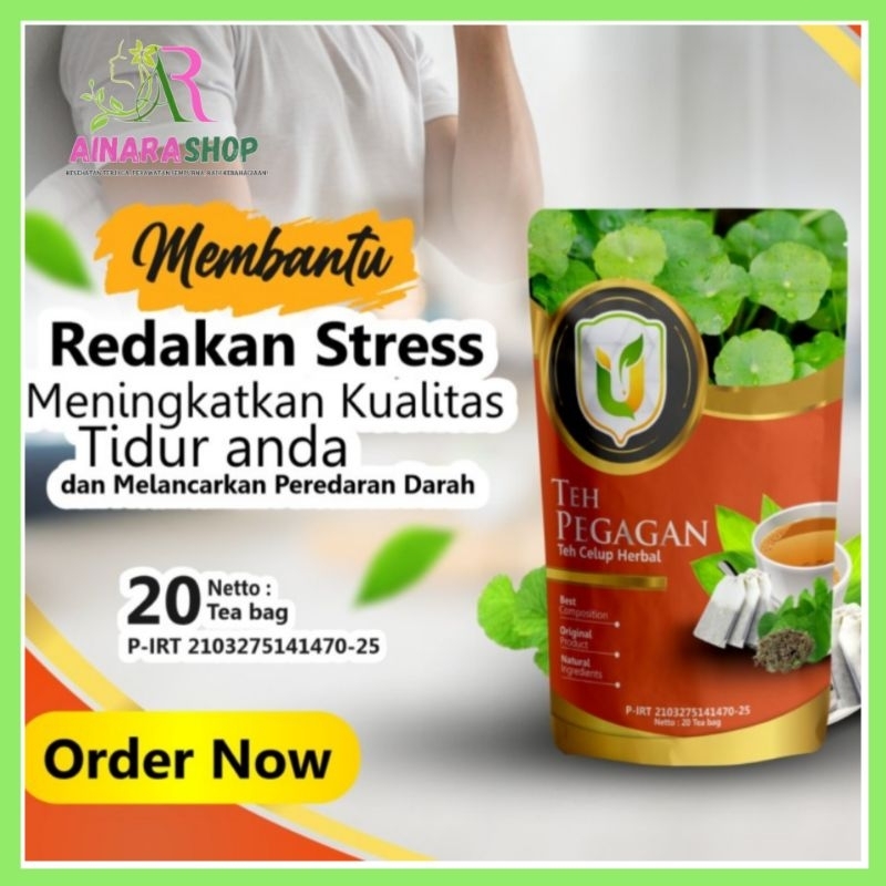 

Usybah Tea Celup Pegagan Herbal Premium Tradisional 20 kantong Membantu Redakan Stress