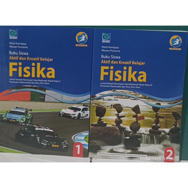 Buku Siswa FISIKA untuk SMA/MA Kelas 10 11 K13 edisi revisi.