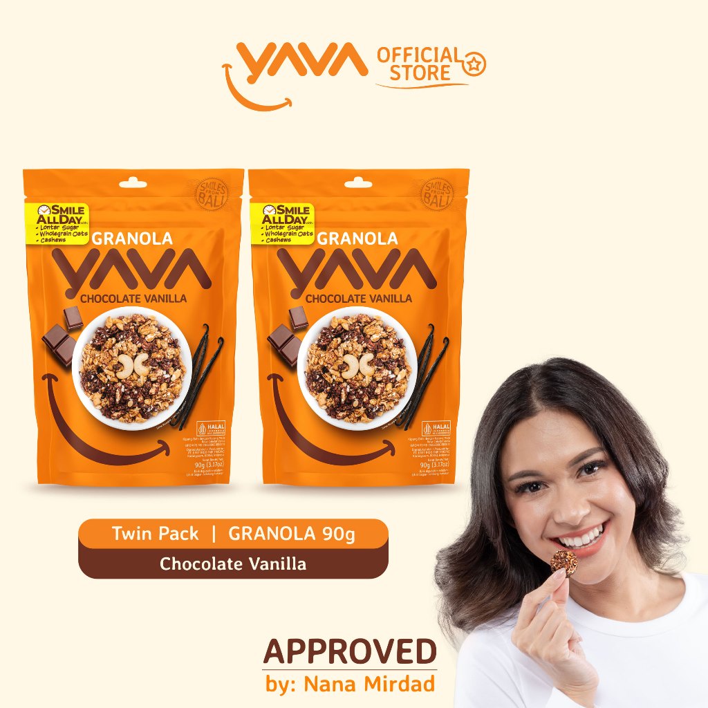 

YAVA Twin Pack Granola Chocolate Vanilla (2 x 90g)