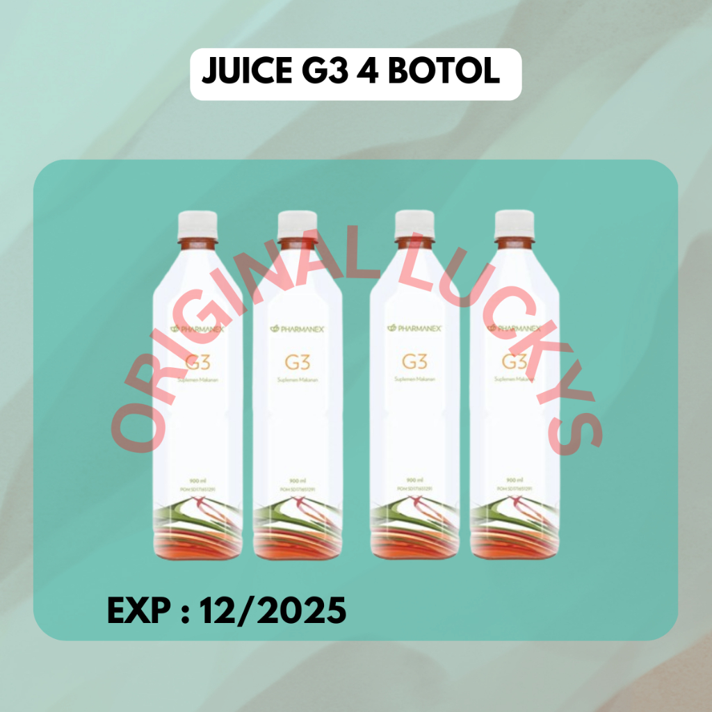 

Cuci Gudang g3 Minuman Anti Oksidan 4 Botol