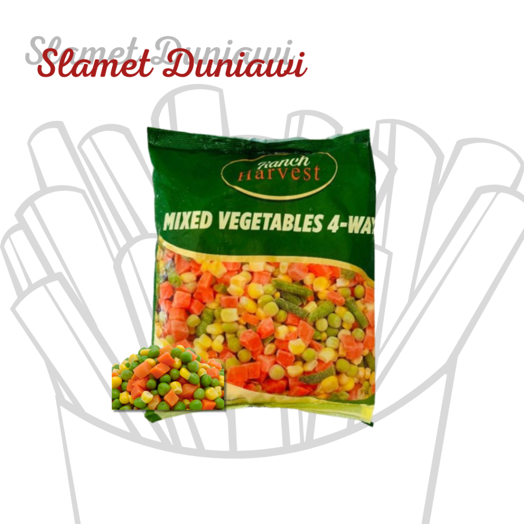 

Ranch Harvest Mix Vegetables Isi 4 Macam 1Kg / Mix Vegetable Frozen