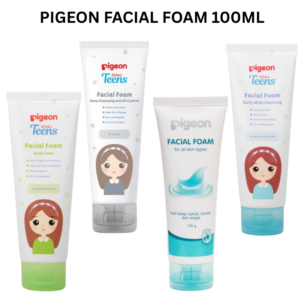 𝐔𝐍𝐈𝐐𝐔𝐄 𝐌𝐀𝐑𝐓 - Pigeon Facial Foam Pembersih Wajah Anak Remaja Pigeon All Skin | Acne | Daily Mild | O