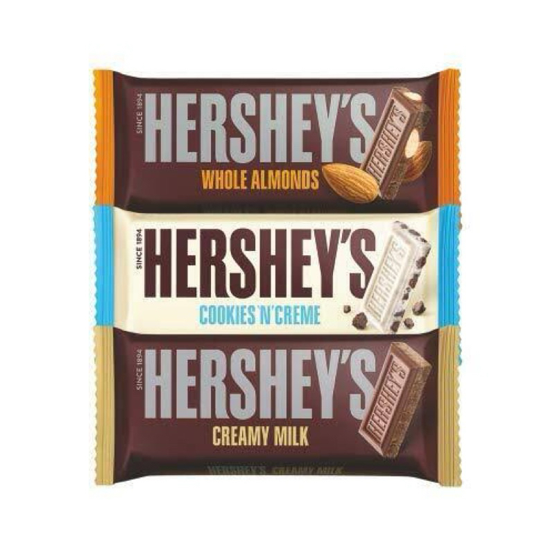 

40Gr HERSHEY’S chocolate bar all variant chocolate snack import Exp. November 2025