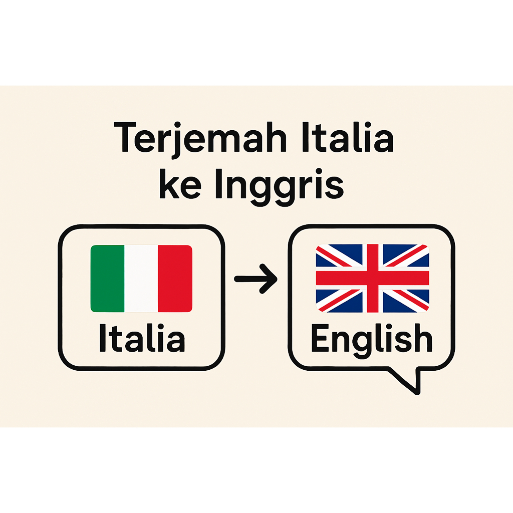 

(PID022) Terjemah Italia ke Inggris