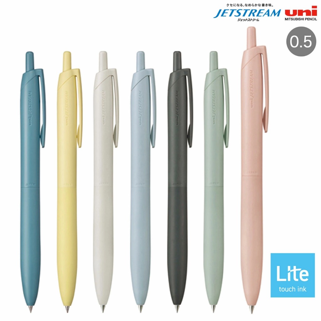 

CTK031 Uni Jetstream Lite Touch Ink Single Color Lht Ballpoint Pen 0.5mm 0.7mm Pulpen SXN-LS