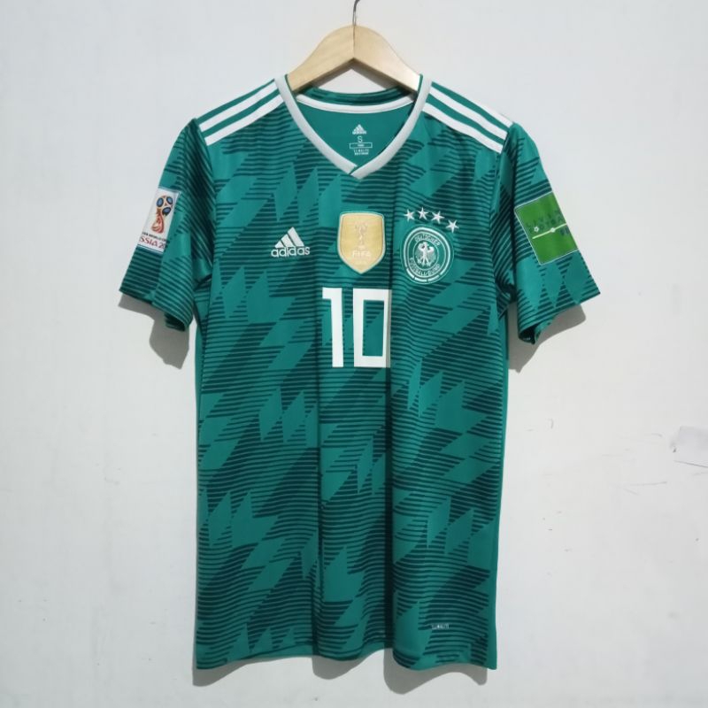 Jersey Jerman Away 2018 Nameset Ozil Jersey World Cup 2018