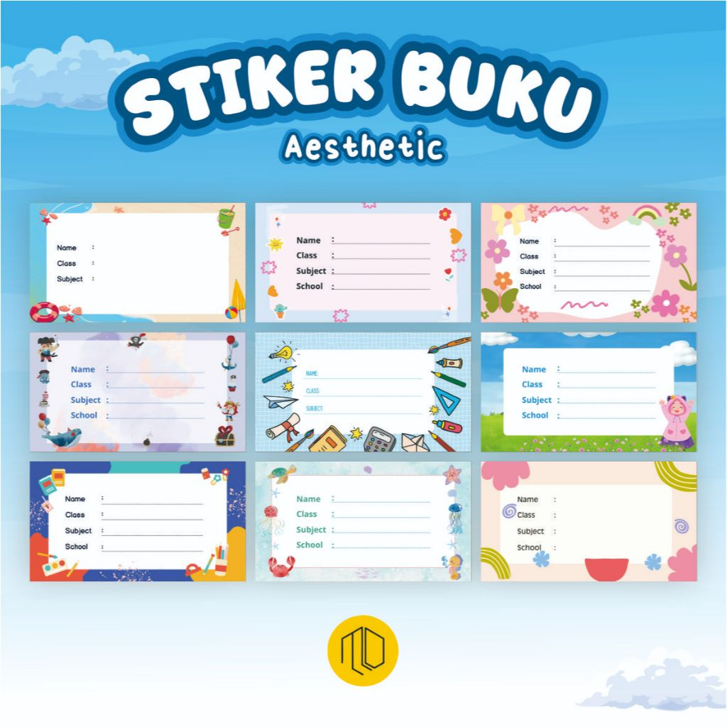 

Stiker Buku Aesthetic Isi 30 Pcs / Stiker Mapel 2 / Pelajaran Sticker Buku Nama Sekolah / Stiker Nama Buku / Stiker Nama Label Buku Tulis Sekolah Stiker Mapel Tema Anak Anak / Stiker Custom Nama Buku Sekolah Anak / Stiker Label Buku Pelajaran / Stiker