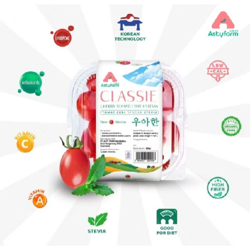 Tomat Ceri Stevia Astyfarm-Manis Alami-fiber,sehat,kualitas premium fresh
