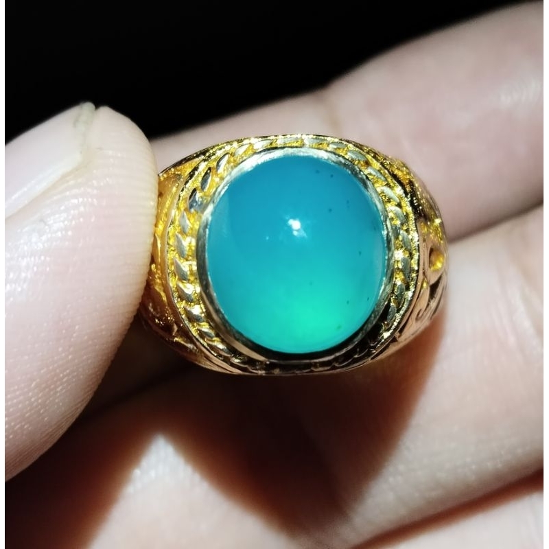 Bacan mejiko batu cicin 11×9×5 mm (kode6)