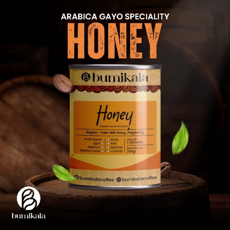 

KOPI ARABIKA GAYO Speciality HONEY PROSES | HONEY KOPI 250 gram