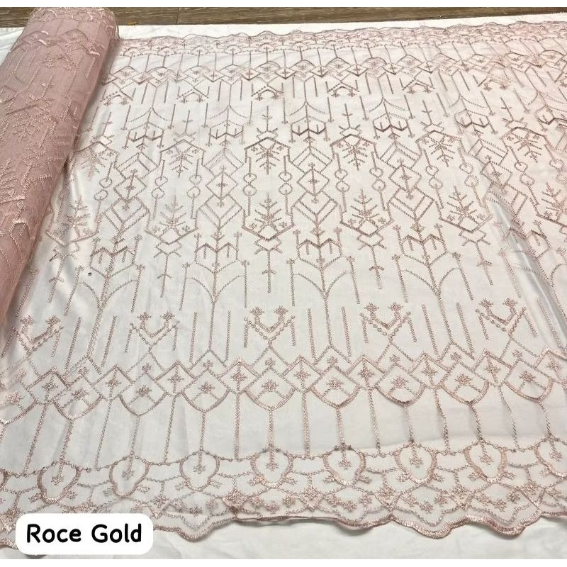 kain Tile etnik premium. Bahan kain Tille Sapto