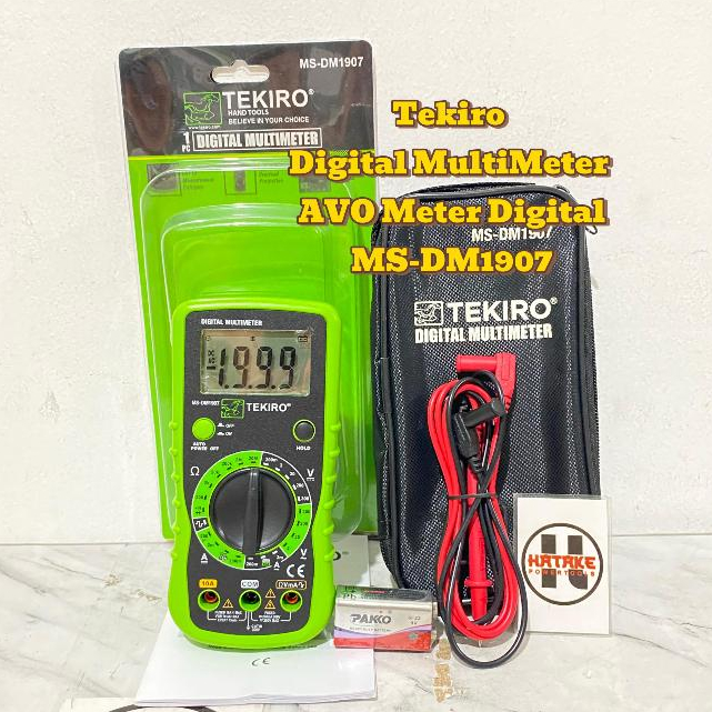 Tekiro Digital MultiMeter / Multi Tester AVO Meter Digital / Multi Meter ORIGINAL MS-DM1907