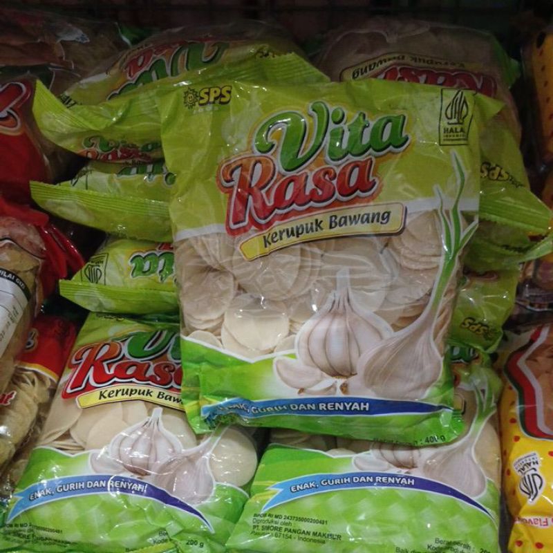 

Vita rasa kerupuk bawang 400gr