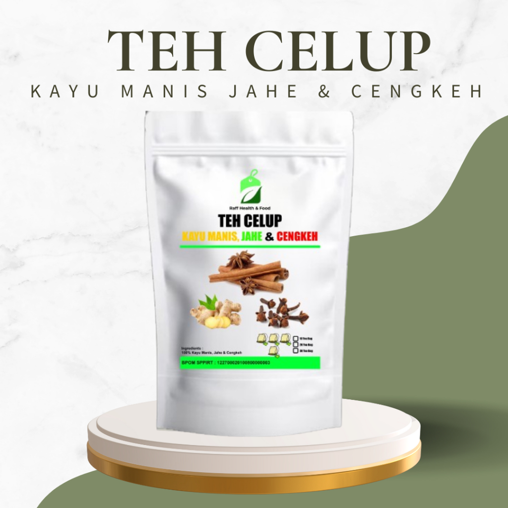 

Teh Celup Kayu Manis With Jahe & Cengkeh Isi 30 Tea Bag
