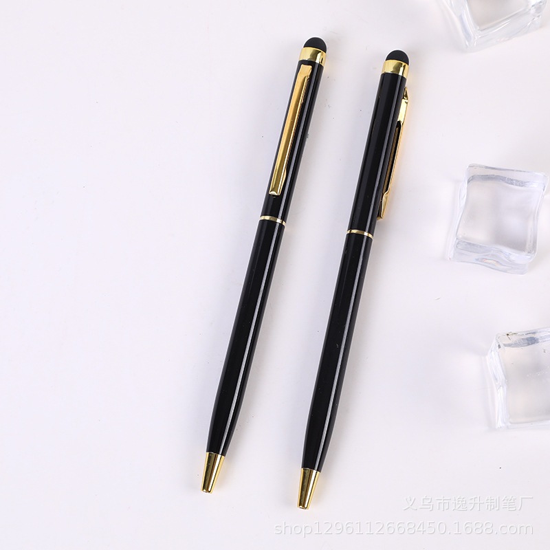 

Bp ichi / ici stylus / Pen metal / Pen besi / Pulpen stainless / Pen paku stylus / Ballpoint metal stylus / Pulpen Ichi / Pen Souvenir Promosi bisa dicustom Logo perusahaan Hitam Emas