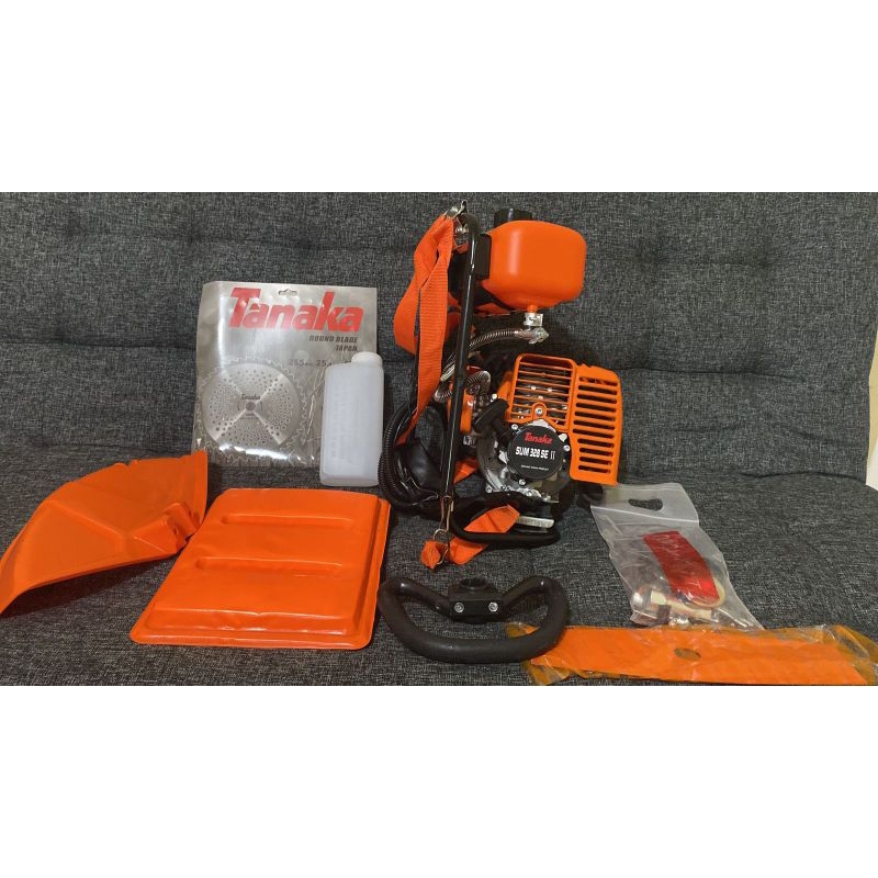 MESIN POTONG RUMPUT / BRUSH CUTTER TANAKA 328 JAPAN ORIGINAL