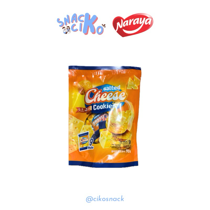 

[READY] Naraya Salted Cheese Cookies 90gr (9 Pack)