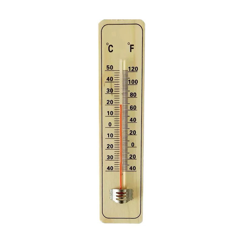 Thermometer Ruang Kayu - Alat Pengukur Suhu Ruangan