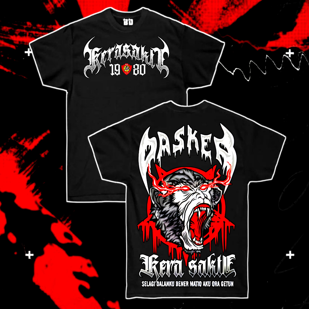 KAOS PASKER KERA SAKTI MURAH TERBARU / KAOS SILAT IKSPI 1980 / BAJU KEREN PASKER LIAR