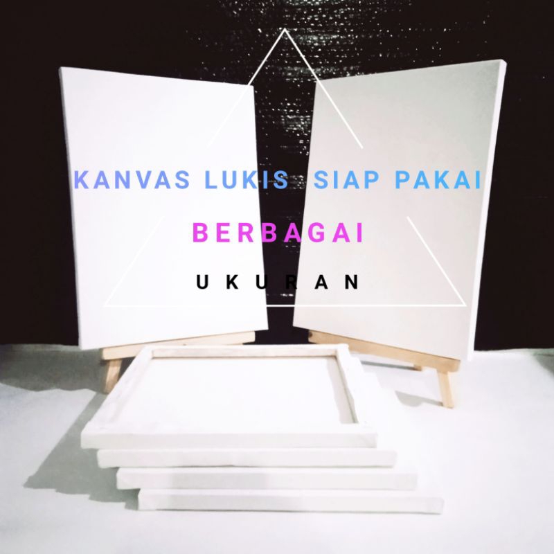 

(Promo) Kanvas Lukis ukuran 20x20cm 20x25cm 25x25cm 25x30cm 25x35cmFL